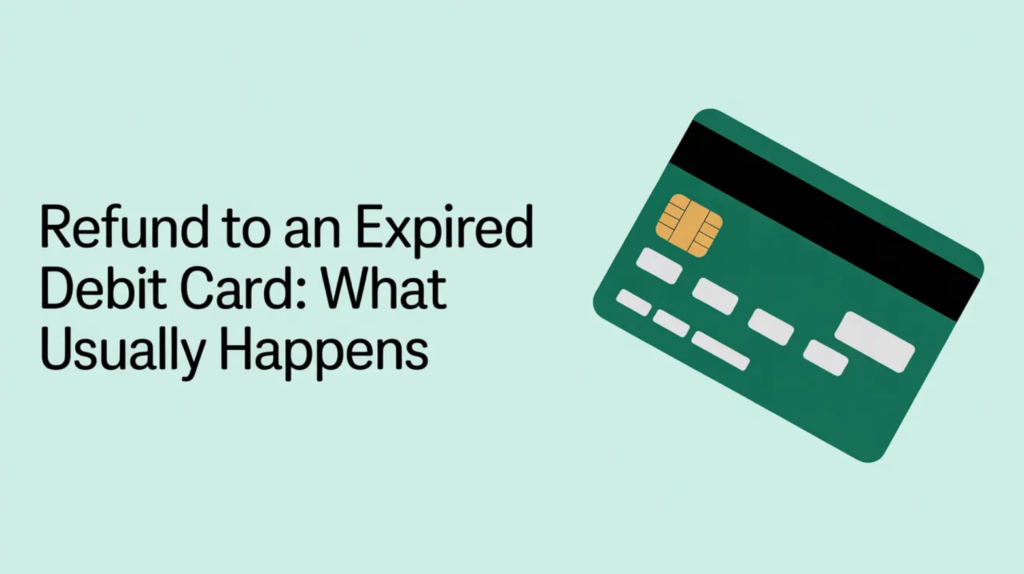 Refund to an Expired Debit Card: What Usually Happens